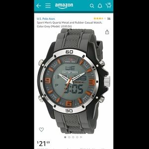 NEW! Sport Men's Quartz Metal&Rubber Casual Watch